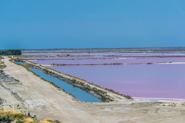 Aigues-Mortes, les salins.