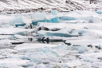 Fototapeta na wymiar Jokulsarlon glacier lagoon, Iceland.