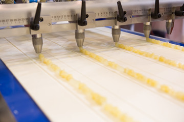 Biscuit depositing machine, equipment in bakery industry