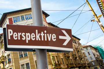 Obraz premium Schild 223 - Perspektive