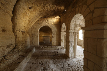 Romanesque Chapel of St. Peter in Montmajour  Abbey    near Arles, France
