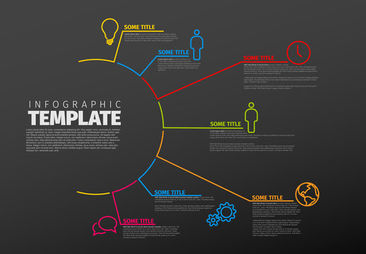 Vector multipurpose Infographic template