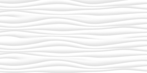 Fototapeta na wymiar Line White texture. Gray abstract pattern seamless. Wave wavy nature geometric modern. On white background. Vector illustration