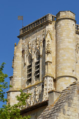 Fototapeta na wymiar Lectoure, clocher de la cathédrale Saint-Gervais-Saint-Protais, Occitanie, Ger, France