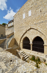Obraz premium Lectoure, fontaine Diane du XIIIe siècle, Occitanie, Gers, France