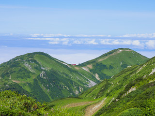 大日岳と大日小屋