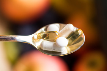 Nahrungsergänzungsmittel, Vitamine- Gesundheit für die Erkältungszeit