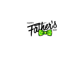 Happy Father's Day Calligraphy greeting card