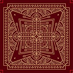 Folk, Tribal Design, Motif, Wall Painting