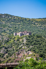 Fototapeta premium Le Fort Libéria au dessus de Villefranche de Conflent