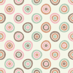 Polka dot seamless pattern. Scribble texture. Textile rapport.