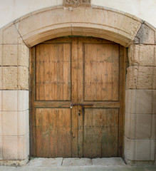 Fototapeta na wymiar Old wooden doors