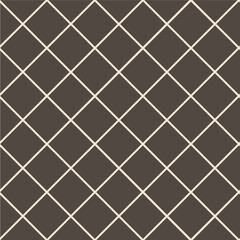 Fototapeta na wymiar Seamless pattern with the mesh, grid. Vector background. Abstract geometric texture. Rhombuses wallpaper. 