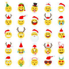 Christmas Emoticon vector emoji
