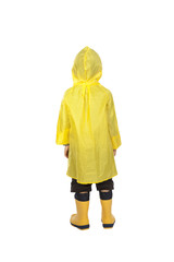 child with raincoat