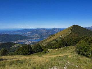 Fototapeta na wymiar Panorama della Brianza