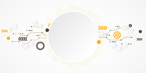 Abstract technological background. Vector illustration.