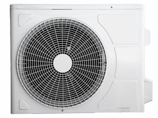 Air conditioner isolated on white background.