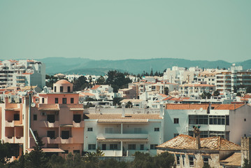 Center of the city of Portimao in Portugal.