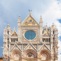 Obraz premium Facade of Siena Cathedral (Duomo di Siena), Italy