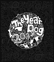 New Year Basset Pattern