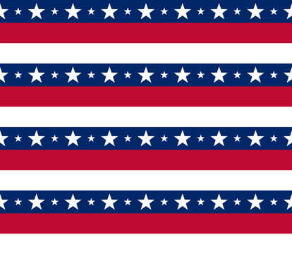 Usa patriotic pattern, ideal for printing VECTOR