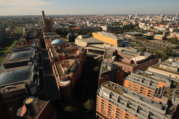 Berliner Häusermeer; Blick vom Potsdamer Platz nach Süden