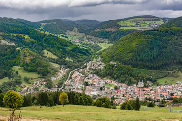 View over Todnau in Germany