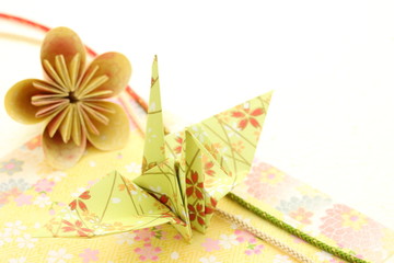 折り紙　鶴