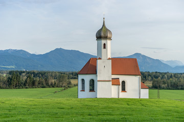 small church in Bavaria / Church of St. Johann in Penzberg, Bavaria, Germany