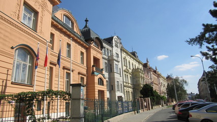Architecture à Brno, ville de république tchèque.