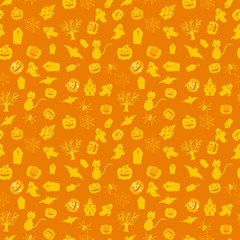 Background pattern studded Halloween items