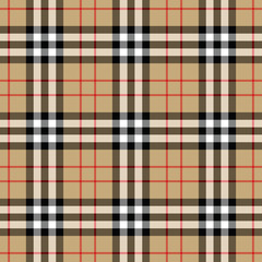  Tartan traditional checkered british fabric seamless pattern