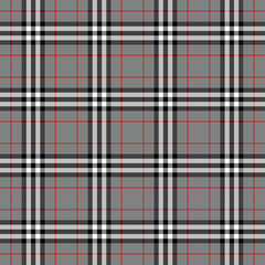  Tartan traditional checkered british fabric seamless pattern.