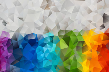 vector abstract background of triangles