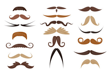 Different mustache set.