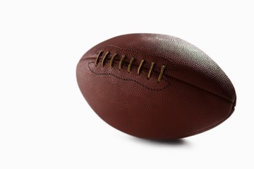 Close-up of brown American  football