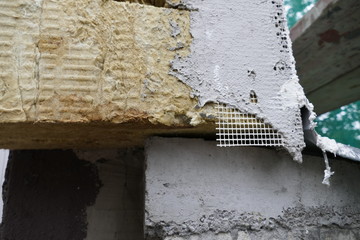 detail of a mineral insulation pad