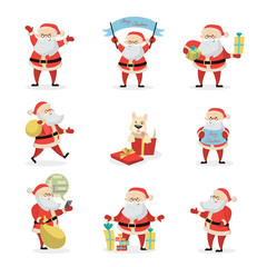 Santa Claus set.