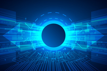 Abstract speed digital technology background