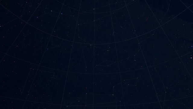 Constellation of Bootes. Galaxy space imagery