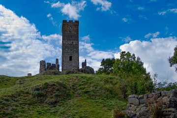 castle ruin Haznburk in central bohemia
