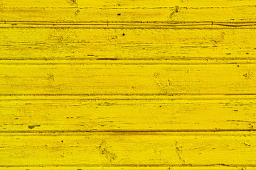 Yellow rough painted plank background