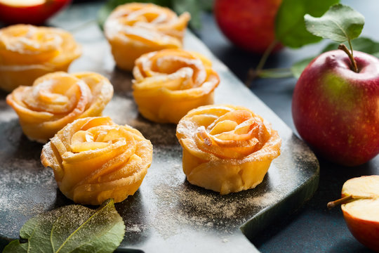 Apple Rose Mini Tarts