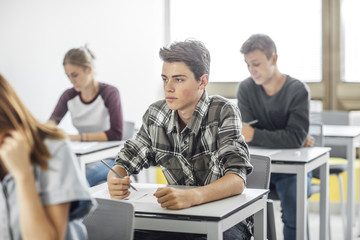Students Doing Exam