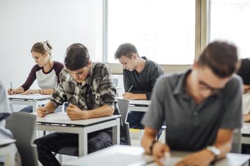 Students Doing Exam