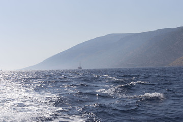 Fototapeta na wymiar Boat trip in Croatia