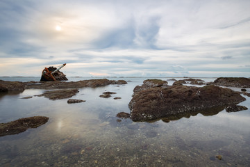 seascape in the evening