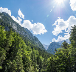 Obraz premium Góry Alp w Tyrolu, Bawaria