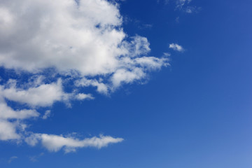 blue sky clouds